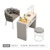 Mesa y Silla Multifuncionales para Manicura, Oferta Especial, Estación de Manicura Individual/Doble Económica de Lujo, Diseño Cremoso de Moda Estilo Ins