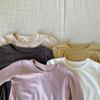 Ropa para Niños Weimu Camiseta de Manga Larga para Niñas Otoño 2026 Nueva Camiseta Básica para Niños Ropa de Otoño para Bebés Niñas