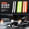 Correas para piernas de bicicleta, bandas reflectantes para piernas de ciclismo, correas de pierna de alta visibilidad nocturna para bicicleta de montaña, tiras de advertencia para correr de noche