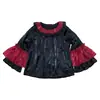 Vestido de Princesa Lolita para Niña, Vestido de Cumpleaños Estilo Gótico para Niña Pequeña, Disfraz de Cosplay de Vampiro de Halloween para Niños
