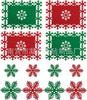 Jogos Americanos e Porta-Copos de Feltro de Natal Transfronteiriços, Louças de Ano Novo, Árvore de Natal de Floco de Neve, Tapetes Decorativos para Armazenamento de Talheres, Estilo Nórdico