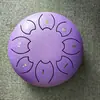 Instrumento de Percusión Orff Tambor Etéreo de 6 Pulgadas 8 Tonos Tambor de Lluvia Tambor de Lengua de Acero Sanador Cascabel de Percusión