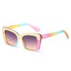 Caja de combinación de colores de moda europea y americana tendencia Gafas de sol Joker explosión de Amazon moda simple gafas Joker