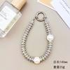 Venta Caliente Estilo Lujo Ligero Cadena para Teléfono Móvil Incrustada de Diamantes Funda para Teléfono Móvil Colgante Decorativo Anillo de Diamante Cuerda Anti-pérdida para Teléfono Móvil Lodo Cerámico Correa para Teléfono Móvil