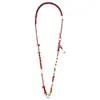 Cordão para Celular Cor Dunhuang Bloco de Cores Novo Chinês Nicho Artesanal Trançado Contas de Jade Natural Corrente para Celular Transversal Multifuncional