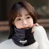 Polaina de Cuello Cortavientos de Invierno para Ciclismo al Aire Libre, Calentador de Cuello Térmico Antihielo, Polaina de Cuello Gruesa de Doble Cara de Forro Polar a Prueba de Frío