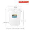 Cubo blanco grande con tapa fábrica mayoreo sellado grande engrosado cubo de alimentos cubo de plástico cubo de arroz con tapa cubo de plástico rojo