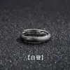 Anillo Plateado Retro Anti-Tailandés para Hombre Anillo Abierto Apilable Moderno Estilo Coreano Estilo Hip-Hop Anillo Individual Anillo de Autodisciplina para Hombre