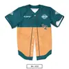 Jaqueta de baseball americana sublimada, casaco esportivo, jersey de softball, camisa de beisebol de competição para homens e mulheres, impressão personalizada