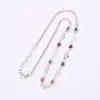 Collar de Gota de Aceite Anillo Único Transfronterizo Amor para Mujer Personalidad Europea y Americana Metal Hecho a Mano Collar Joyería de Estilo Lujo Ligero Simple Colorido