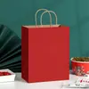 Bolsa de Papel para Empacar Marrón Bolso para Llevar Té de Leche Repostería Bolsa de Papel para Empaque para Llevar Festival de Mediados de Otoño Bolsa para Empaque de Regalos Personalización