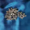Broche de alta calidad, nicho vintage, ramillete, cristal Shijia, cheongsam, pin de flor para mujer, accesorios para abrigo y traje