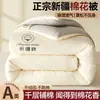 Colcha acolchoada de algodão de Xinjiang, cor sólida, camada dupla, Classe A, espessa, colcha de inverno, colcha de algodão, para todas as estações, primavera e outono, colcha de algodão~