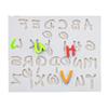 26 Letras Maiúsculas em Inglês e Números Molde de Silicone Fondant Bolo Chocolate Decoração Molde DIY Assar