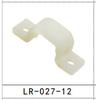 Espaçamento entre Furos 14-15mm Plástico Placa de Crimpage Curva Nylon Fivela de Crimpage de Uma Palavra Protege Plástico Linha de Fixação de Fio Cartão