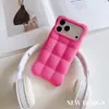 Funda de Silicona Líquida Dopamine Cloud para Apple 18 Pro Max, Patrón de Nube 3D para iPhone 17