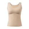 Camisole Tangge de Seda e Caxemira com Decote V, Modelagem Justa, Costas Bonitas, Sem Sutiã Embutido, Fina, Alça Larga nos Ombros