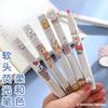 Resaltador Punta Suave Protección Ojos Marcador Pluma Color Suave Estudiante Morandi Pluma Suave Pluma para Agenda Pluma Clave Venta al Mayoreo
