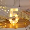 Luzes de Letras, Placas de Luz Digitais LED para Pedido de Casamento, Luzes Decorativas Românticas para Cena de Pedido de Casamento