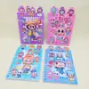 Venta Caliente Transfronteriza Labubu Tres en Uno Cuaderno Creativo Multifuncional Libro de Pegatinas para Vestir Estudiante Spiral Libro Mayorista