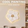 Reloj de Pared Estilo Crema Venta al por Mayor de Fábrica Celebridad de Internet Restaurante de Huéspedes Reloj de Pared Colgante de Pared para Dormitorio Porcelana de Cristal de Gama Alta Reloj Creativo Silencioso