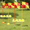 Bandera de Esquina de Fútbol Rellenable con Agua, Poste de Señalización, Poste de Bandera de Esquina de ABS, Bandera de Señalización, Poste de Obstáculo para Entrenamiento de Obstáculos, Poste de Advertencia, Envoltura de Poste
