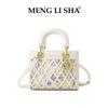 2026 Nuevo Bolso Tote de Hombro Cruzado de Gran Capacidad con Diseño de Nicho, Bolso de Mano Moderno y Sencillo Estilo Lady Dior