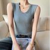 Diseño de Verano Estilo Coreano con un Toque de Elegancia, Camiseta de Manga Corta con Hombro Normal para Mujer, Adecuada como Prenda Interior o Exterior, Top Corto Ajustado