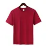 Camiseta de Manga Corta, Cuello Redondo, Algodón Puro Pesado de Color Sólido Holgada Cultural para Hombre, Camiseta con Mangas Cortas, en Stock para Hombre