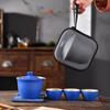 Juego de té de viaje portátil para regalos de negocios, tetera para exteriores, tres tazas, taza rápida, venta al por mayor de fabricantes de automóviles