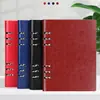 Punto A5 Funda de Cuero para Cuaderno de Negocios Bloc de Notas Desmontable de Hojas Sueltas Regalo Corporativo Libro de Registro de Reuniones Al por Mayor