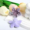 Diadema de Flores con Pedrería, Accesorios de Broche, Decoraciones para Ropa, Flores 3D para Zapatos y Ropa