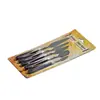 Cuchillos de Acero Inoxidable para Pintura al Óleo, Raspadores de Madera Planos y Puntiagudos para Pintura Acrílica, Juego de 5 Piezas para Pintura Tradicional China