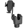 Soporte Multifuncional 3 en 1 para Teléfono y Portavasos de Coche, Soporte de Almacenamiento para Vaso de Agua de Automóvil, Cuello de Cisne Flexible 360°, Soporte Universal para Teléfono Celular, Accesorios para el Interior del Coche