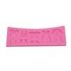 Molde de cozimento/sapatos de bebê flip bolo de açúcar molde chapéu roupas molde de silicone DIY chocolate pastel molde