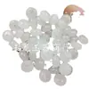 Xinjiang Hetian jade blanco cuentas de ábaco jade cuentas sueltas jade blanco sebo separador de jade dorado hebilla de jade pulsera collar cuentas de joyería