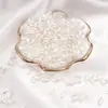ABS Bege moagem de água destaque moldado imitação de pérola diy acessórios de joias pulseira feita à mão colar pingente grampo de cabelo