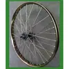 Juego Completo de Ruedas para Triciclo Manual de 26 Pulgadas Aros Cubos Rodamientos Eje Delantero Bicicleta Rickshaw 26*13/4