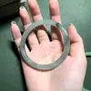 Pulsera de concubina imperial estilo Xiaohongshu redonda gruesa de vidrio a prueba de jade pulsera transparente como hielo accesorios Hanfu pulsera tintineante de estilo antiguo femenina