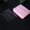 Fábrica de Origen Uñas Artísticas Gel de Gelatina 6083 Ultra-delgado Vendaje Removible Armadura Transparente Sin Costuras Firme Pegatina de Uñas Doble Cara