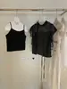 Wgwe9104 Guangzhou Shisanxing Ropa de Mujer Verano Nuevo Estilo Manga con Volantes Lunares Camisa y Camisola Conjunto de Dos Piezas