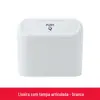 Lixeira de Carro, Balde de Armazenamento Montado na Porta, Lateral de Porta Pendurável Multifuncional com Tampa, Caixa de Armazenamento Criativa para Carro