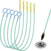 1 pieza Serpiente para Fregadero Herramienta para Eliminar Cabello de Desagüe Removedor de Obstrucciones de Cabello Reutilizable Para Limpieza de Tuberías de Ducha Bañera Fregadero de Baño