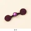Hengmeihe Botón de Placa Cheongsam Nuevo Chinoiserie Jade Botón de una Palabra Fragante Retro Dinastía Han Tejido a Mano Accesorios de Botones