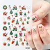 Entre nos Autocolantes de Unhas de Natal Mais Vendidos Elementos de Halloween em Relevo 5D Autocolantes de Nail Art DIY Enfeites Atacado