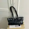 Bolsa de mão retrô de alta qualidade e grande capacidade para mulheres, nova bolsa de ombro versátil para o outono, bolsa de ombro estilo francês
