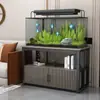 Base para Aquário Ferro Forjado Armário Robusto para Aquário Armário de Armazenamento Multifuncional para Casa Suporte para Aquário Divisória de Sala de Estar Suporte Dedicado para Aquário