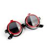 Nuevas Gafas de Sol para Niños Personalizadas Flip Modernas de Montura Redonda Gafas de Sol de Moda Montura de Color Gafas para el Sol para Niños Súper Lindas