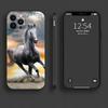 Aplicable a la funda para iPhone 15 Horse Pentium Sunset