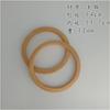 Accesorios para Equipaje Anillo Redondo Plano de Madera Grueso de 14 mm Asa de Madera Asa de Madera en Stock Anillo de Madera Asa de Madera Bricolaje